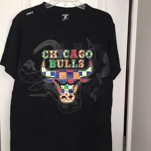 Rainbow Chicago Bulls Retro UNK basketball t shirt
